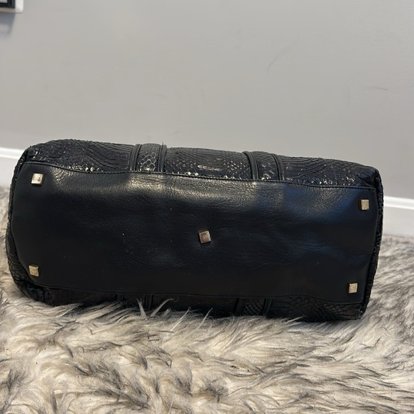 Stuart Weitzman Black Python Tote - Picture 4 of 6